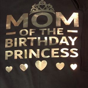 Made2Order Mom of the Birthday Princess shirt